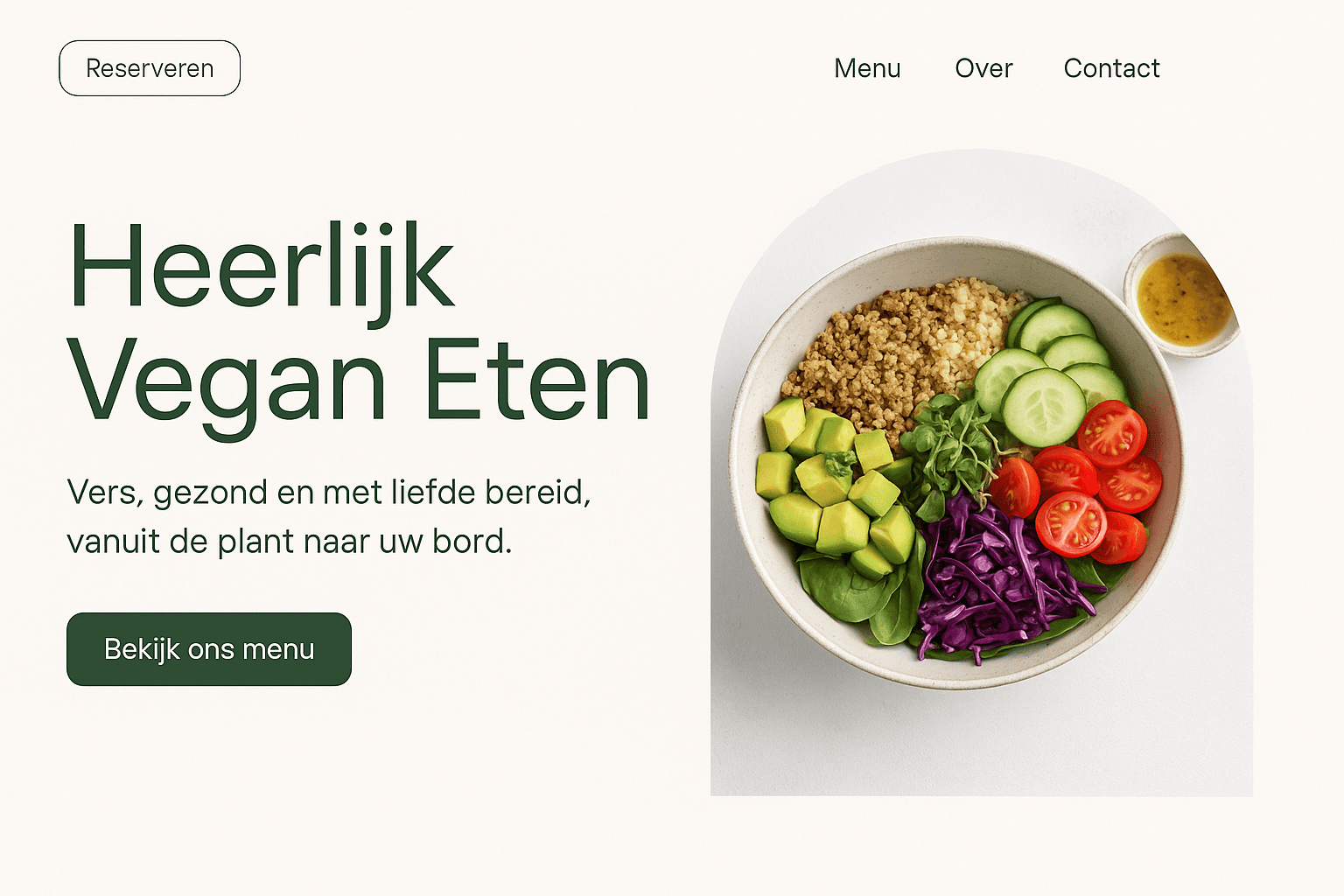 Restaurant homepage